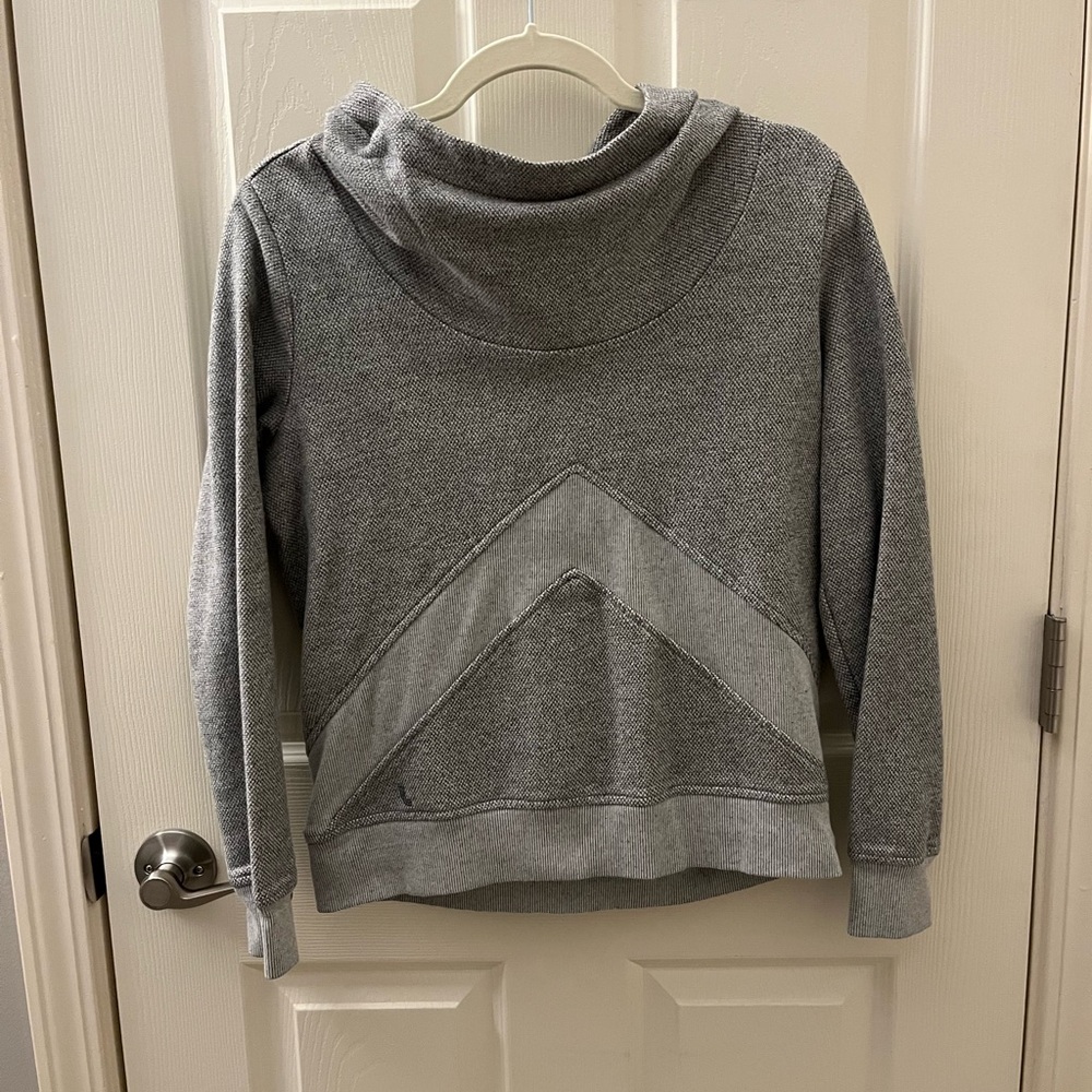Lolë Gray Hooded Sweatshirt